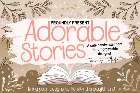 Adorable Stories: A Font for Warm and Welcoming Brands