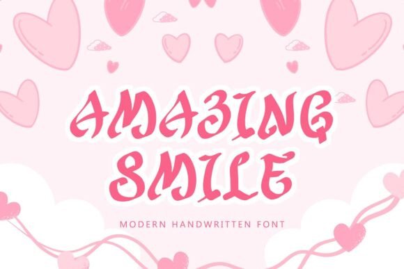 Amazing Smile: A Handwritten Font for Digital Elegance