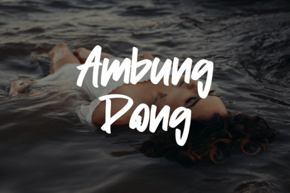 Ambung Dong: A Typeface Crafted for Digital Brand Expression