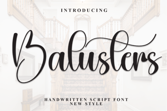 Balusters Font: Your Secret Ingredient for Handmade Charm