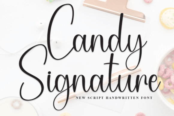 Candy Signature: The Elegant Font for a Polished Brand