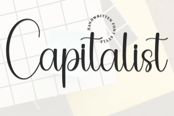 Capitalist: A Handwritten Script Font for Personalizing Your Craft Business