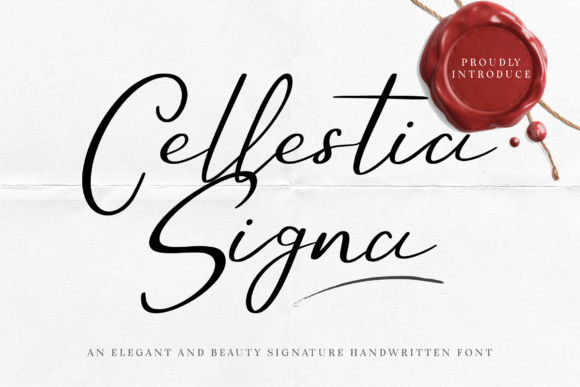 Cellestia Signa: The Elegant Script Font for Modern Web Design