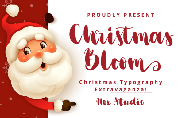 Christmas Bloom: A Display Font for Editorial Elegance