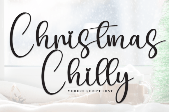 Christmas Chilly Font: A Craft Seller's Favorite Script Typeface