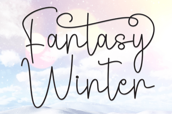 Elevate Campaigns with the Fantasy Winter Script Font
