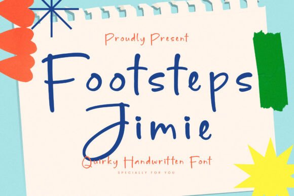 Footsteps Jimie: A Modern Script Font for Editorial Personality