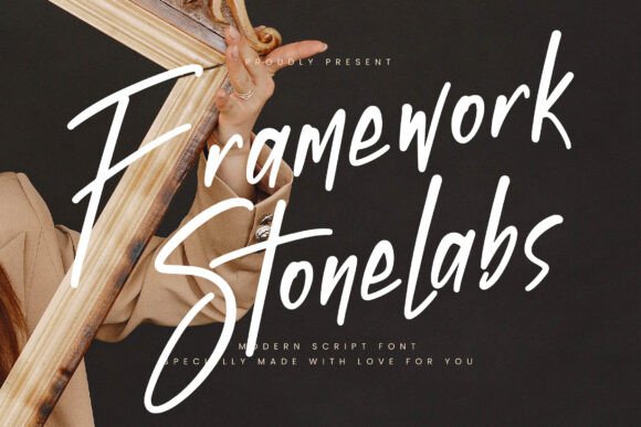 Framework Stonelabs: A Modern Script Font for Digital Projects