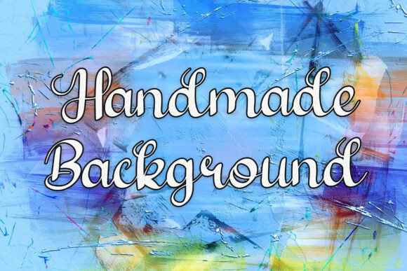 Handmade Background Font: A Script Typeface for Branding