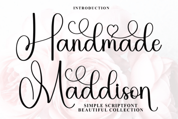 Handmade Maddison: A Script Font for Editorial Warmth and Personality