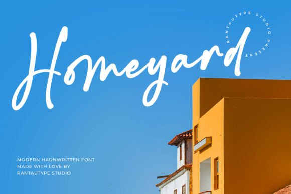 Homeyard: A Versatile Modern Script Font for Branding