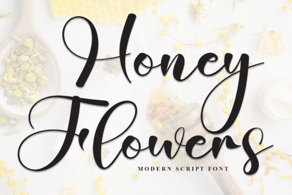 Honey Flowers: The Elegant Script Font for Crafters and Makers