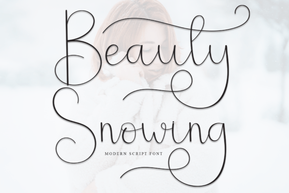 How a Handwritten Font Like Beauty Snowing Builds Your Brand's Personality