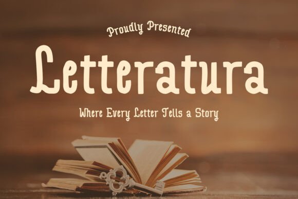 Letteratura: A Script Font That Elevates Small Business Branding