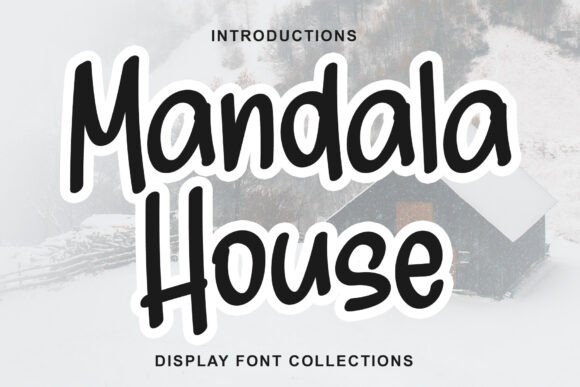 Mandala House Font: Your Campaign's Festive Typography Story