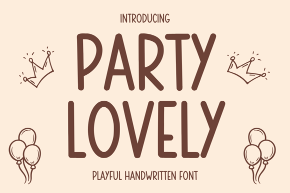 Party Lovely: A Charming Font for Authentic Branding