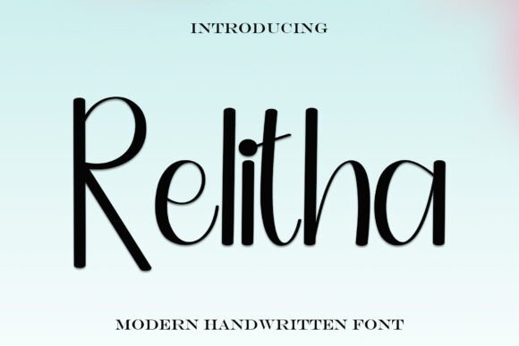 Relitha: A Refined Handwritten Font for Editorial Design