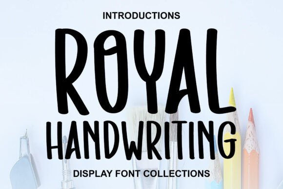 Royal Handwriting: A Versatile Craft Font for Your Product Designs
