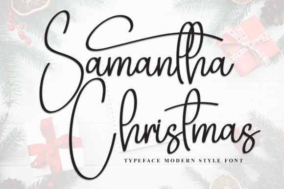Samantha Christmas: A Versatile Script Font for Editorial Elegance