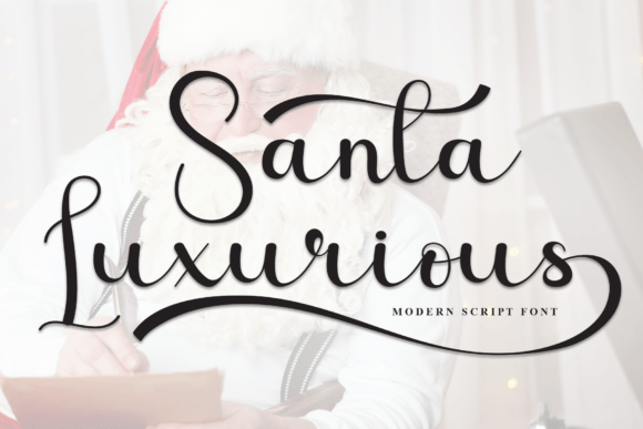Santa Luxurious: A Font for Human-Centered Digital Branding