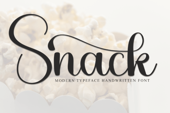 Snack: A Playful Script Font for Digital Branding