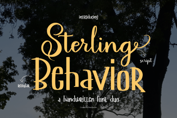 Sterling Behavior Font: A Game-Changer for Small Business Branding