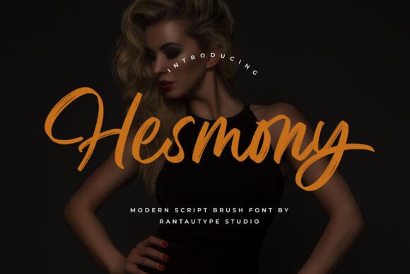 The Elegant Editorial Appeal of Hesmony Brush Script