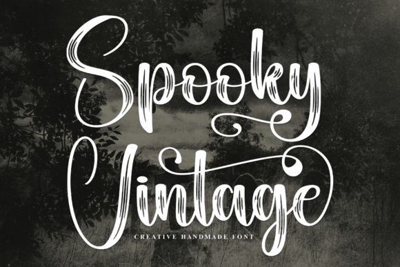 The Spooky Vintage Typeface: A Crafters’ Go-To Font