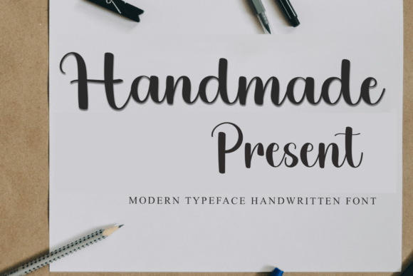 Using the Handmade Present Font for a Warm, Personal Brand