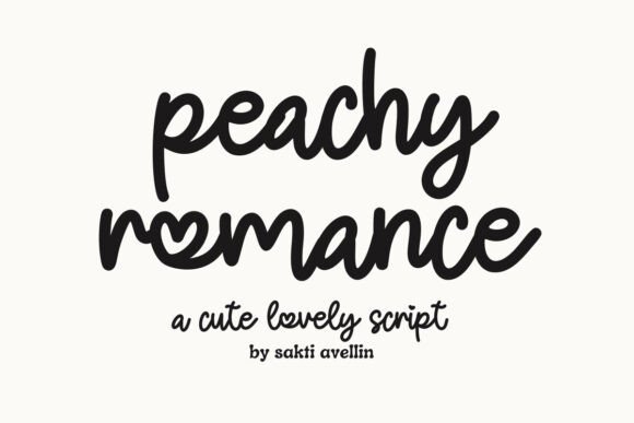 Using the Peachy Romance Font for Professional Brand Identity