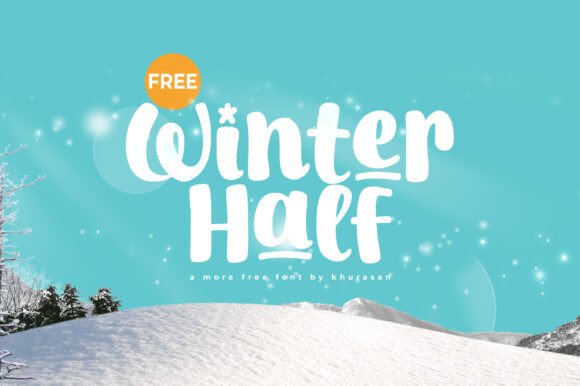 Winter Half: A Cozy Script Font for Crafters