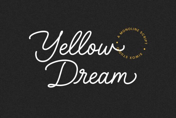 Yellow Dream: A Refined Script Font for Digital Elegance